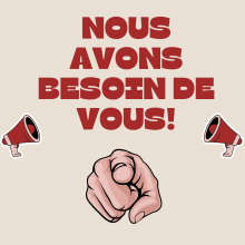 Nous recrutons !